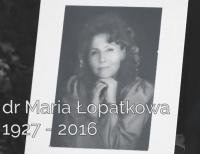 Pożegnanie Marii Łopatkowej